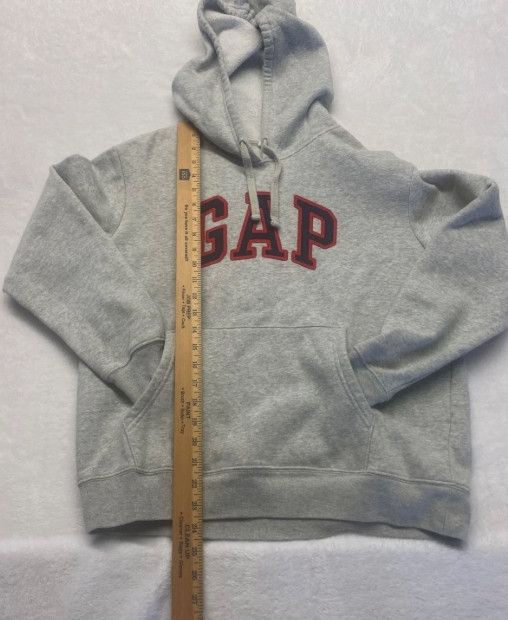 Gap GAP LIGHT GRAY EMBROIDERED PULLOVER HOODIE Size S / US 4 / IT 40 - 4 Thumbnail