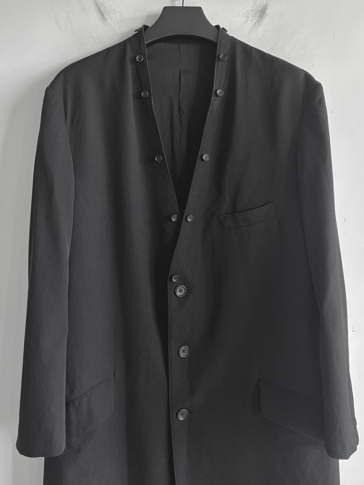 Yohji Yamamoto Yohji Yamamoto Pour Homme Gabardine DETACHABLE COLLAR JACKET Size US S / EU 44-46 / 1 - 6 Thumbnail
