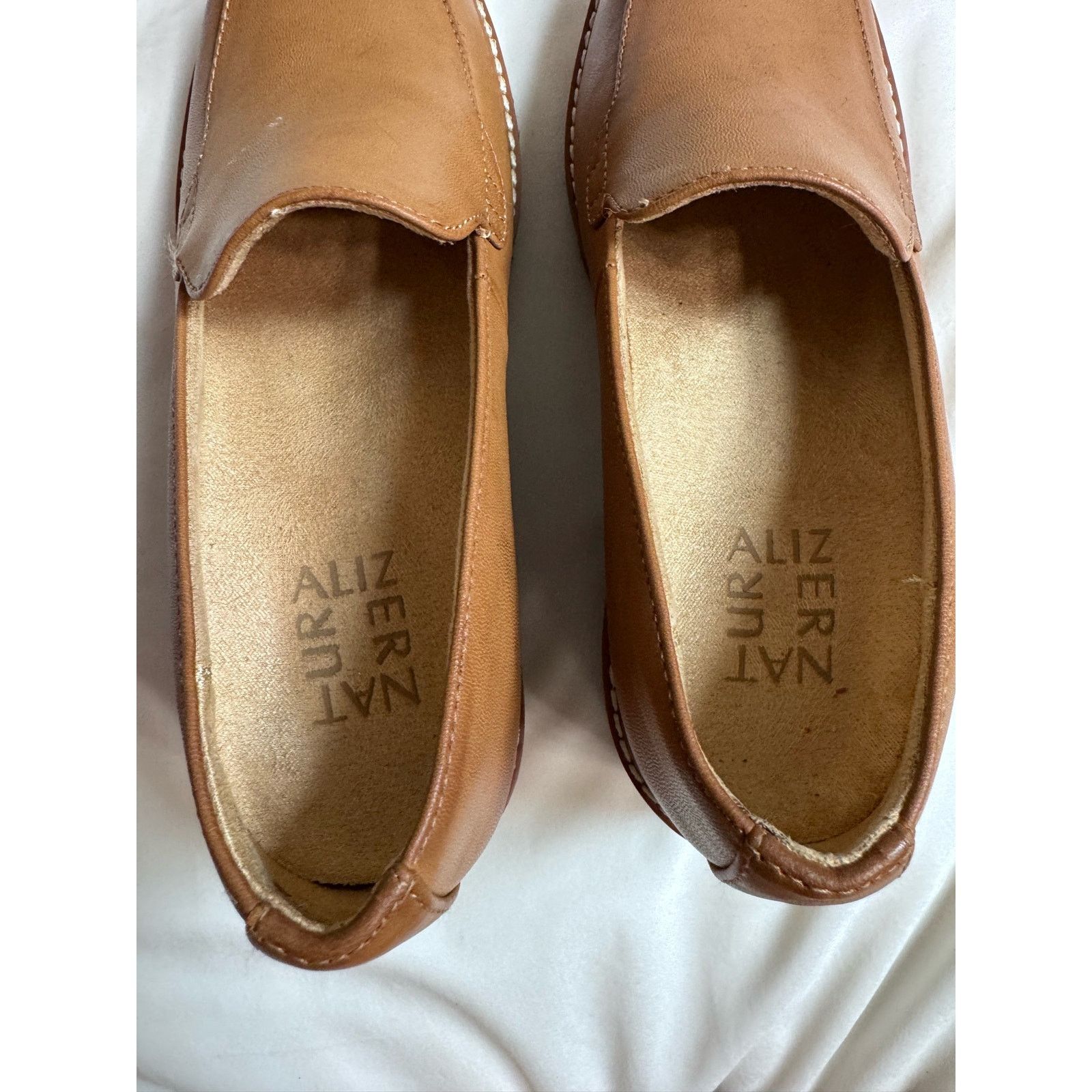 Unknown London Naturalizer Cabaret Lug Soles Cognac Brown Leather Shoes Size US 5.5 / IT 35.5 - 7 Thumbnail