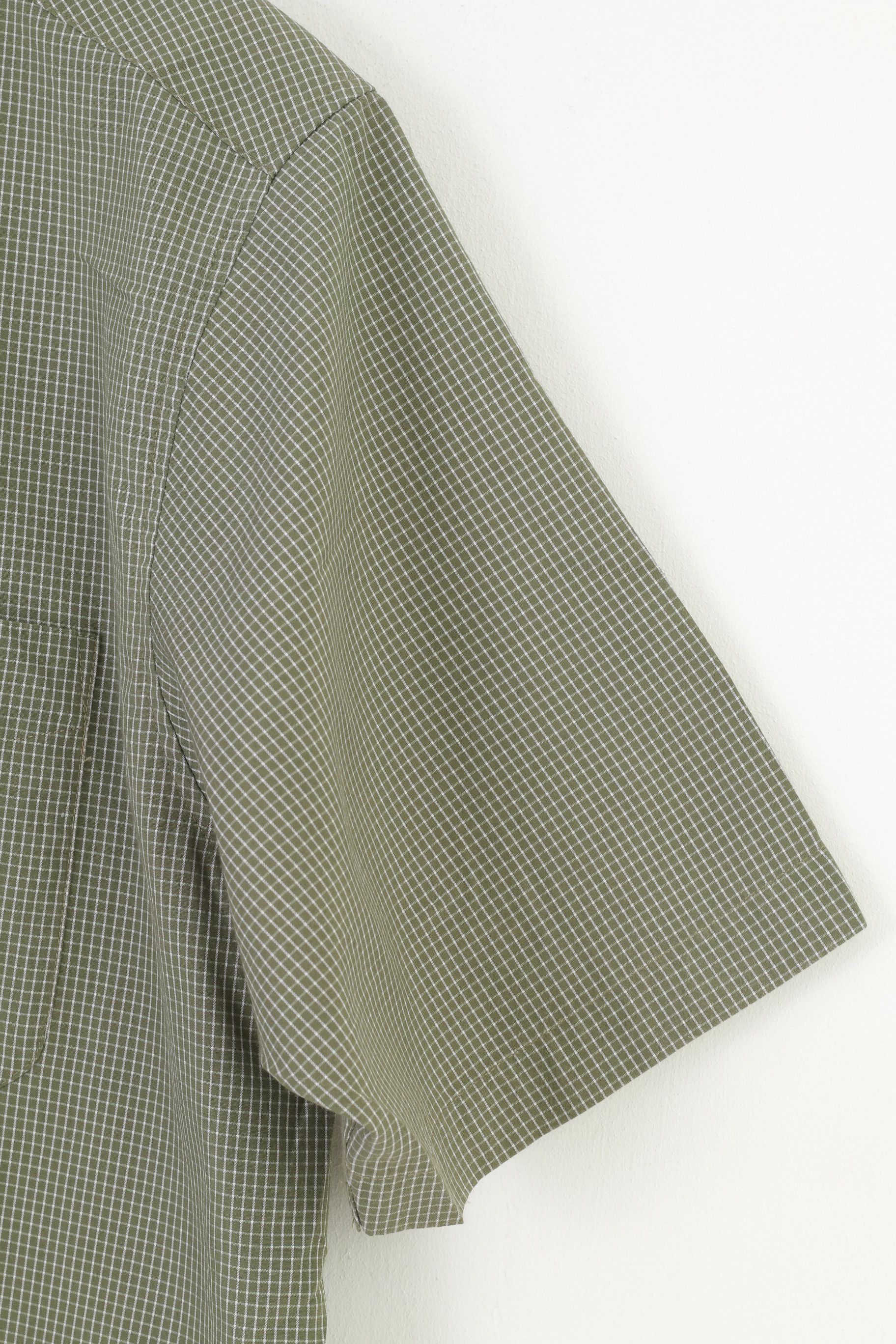 Vintage James Pringle Men L Casual Shirt Green Checkered 11094 Size US L / EU 52-54 / 3 - 3 Thumbnail