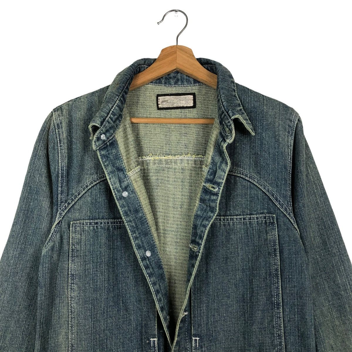 Blue Blue Japan 🔥VINTAGE DENIM WORK COVERALL BLUE BLUE JAPAN SISOKO Size US 34 / EU 50 - 13 Thumbnail