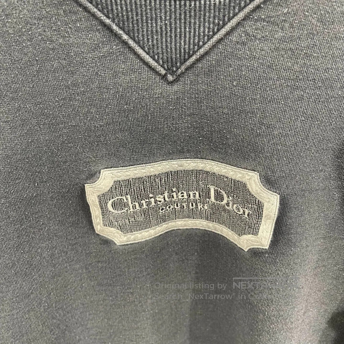 Dior Gray Crewneck Sweatshirt - XXL. Size US XXL / EU 58 / 5 - 4 Thumbnail