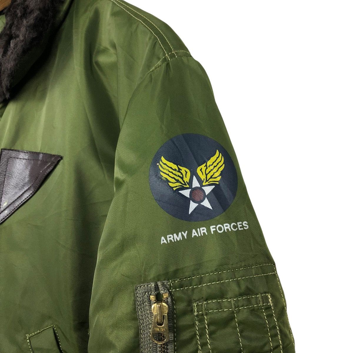 Vintage 🔥VINTAGE BOMBER JACKET MILITARY XENON AIR FORCE US NAVY Size US M / EU 48-50 / 2 - 15 Thumbnail