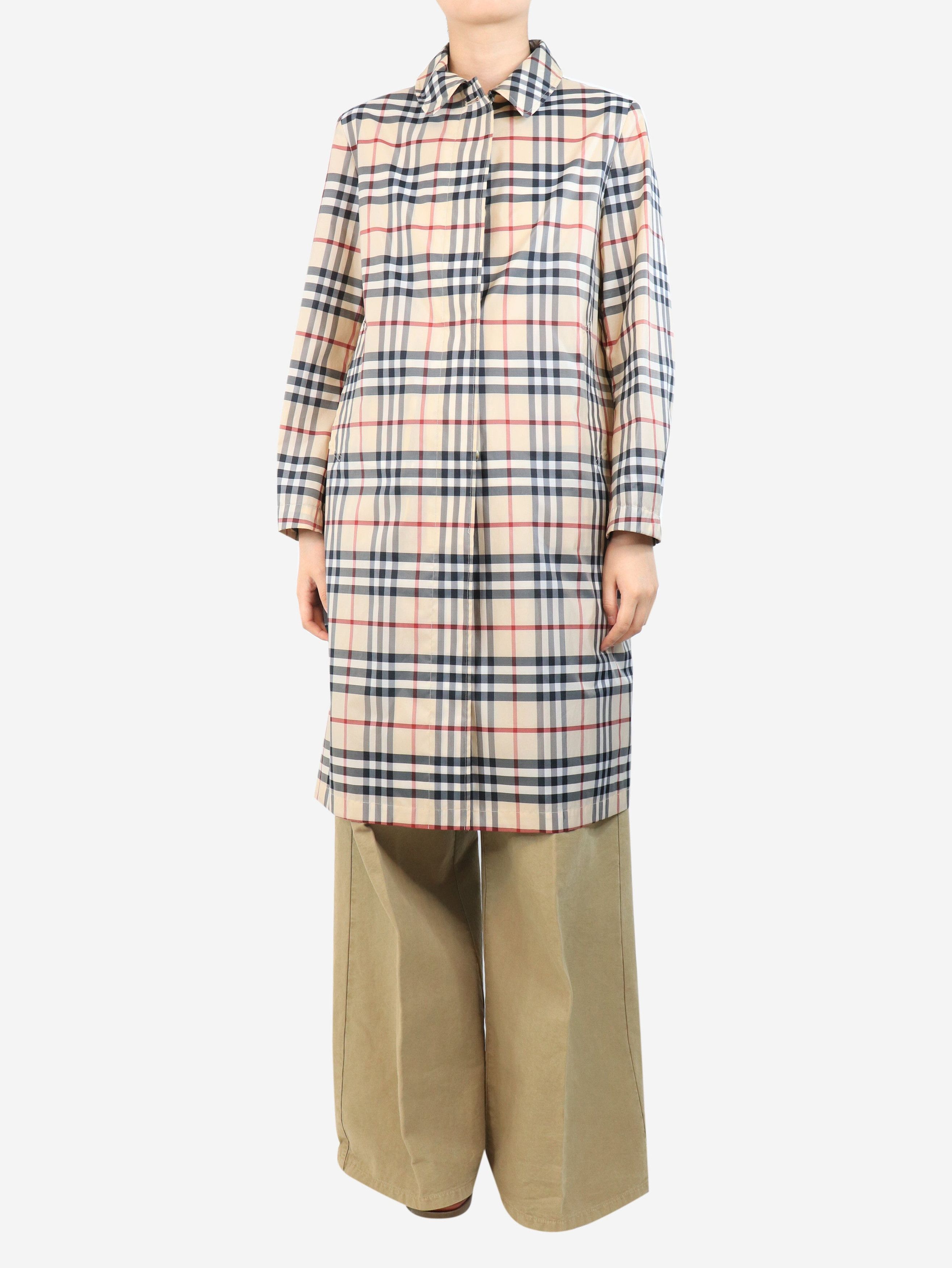 Burberry Cream Wool Blend Montgomery | Grailed