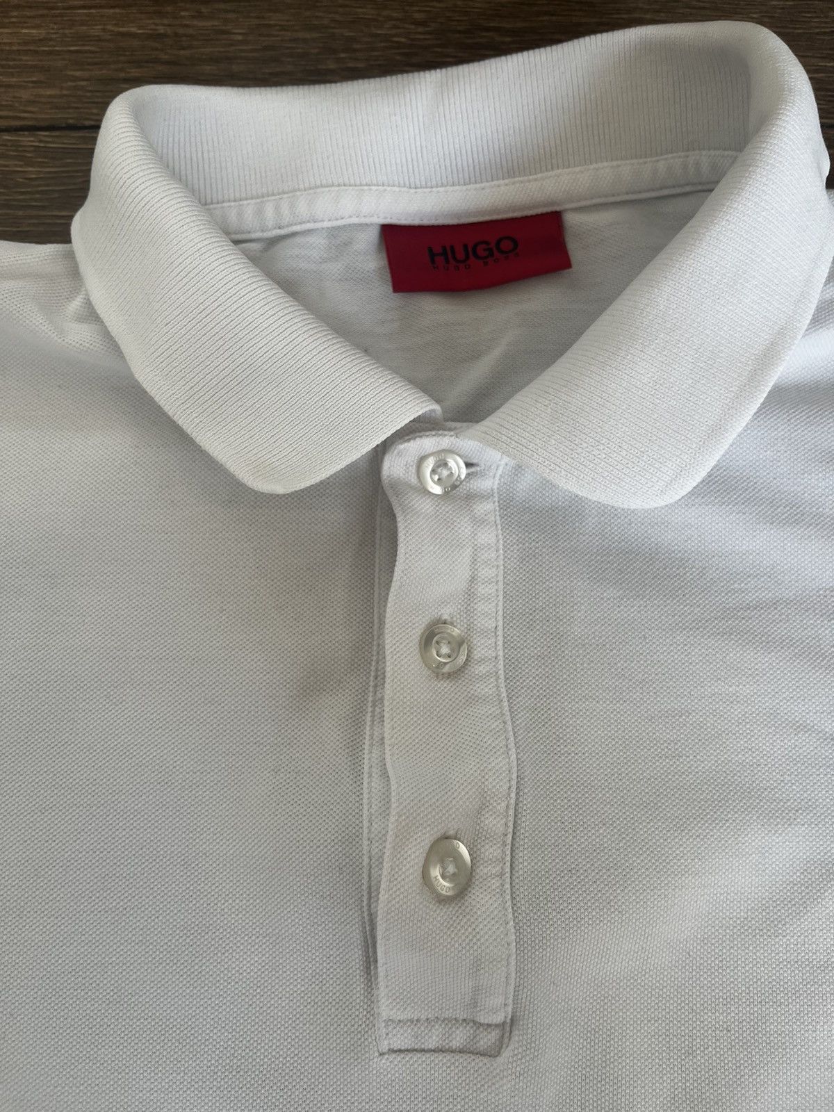 Hugo Boss Hugo Boss Polo Size US L / EU 52-54 / 3 - 3 Thumbnail