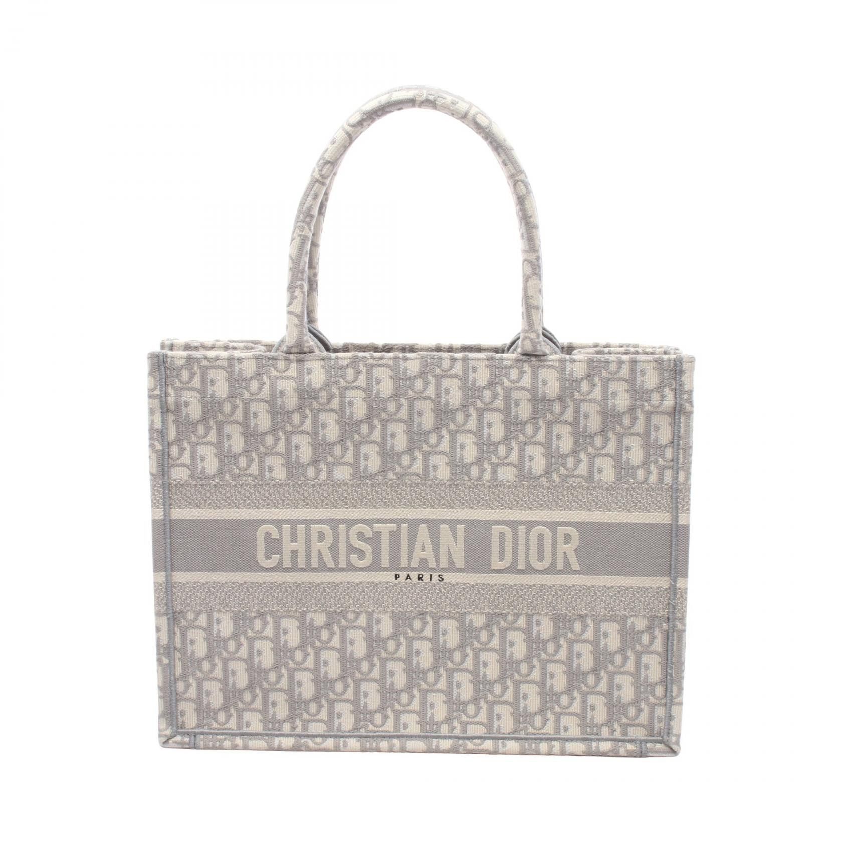 Dior Dior Dior BOOK TOTE Oblique Canvas Tote Bag Textile Tote Bag M1296ZRIW_M20I DUTY FREE for USA Size ONE SIZE - 1 Thumbnail
