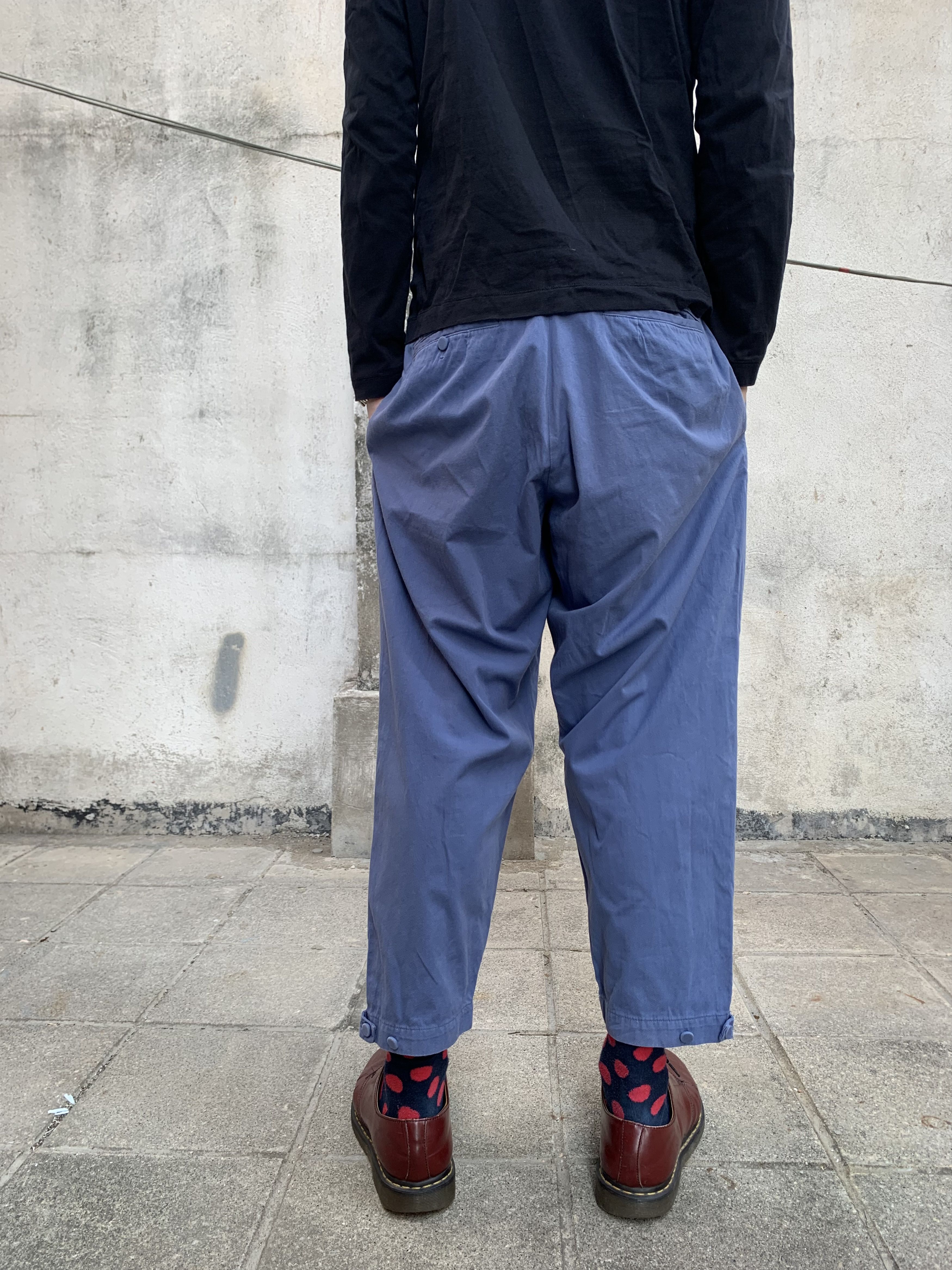 Yohji Yamamoto Yohji Yamamoto Pour Homme Dip Dye Cropped Pants Size US 32 / EU 48 - 4 Thumbnail