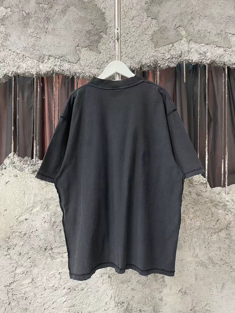 Balenciaga Balenciaga Black Distressed Short Sleeve TShirt-2505 Size US XS / EU 42 / 0 - 2 Thumbnail