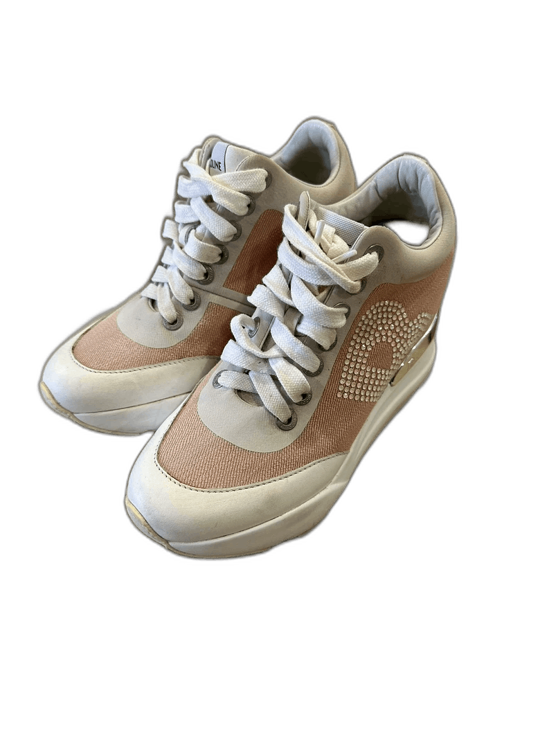 Amiri Pink and White Platform Sneakers for Women-2506 Size US 8 / IT 38 - 1 Thumbnail