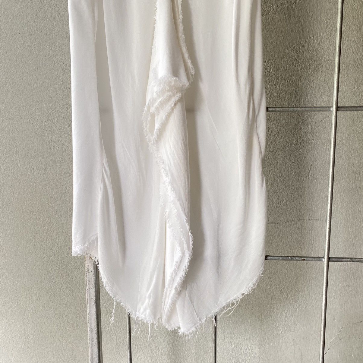 Diesel DIESEL White Ruffled Sleeveless Blouse Size S / US 4 / IT 40 - 5 Thumbnail