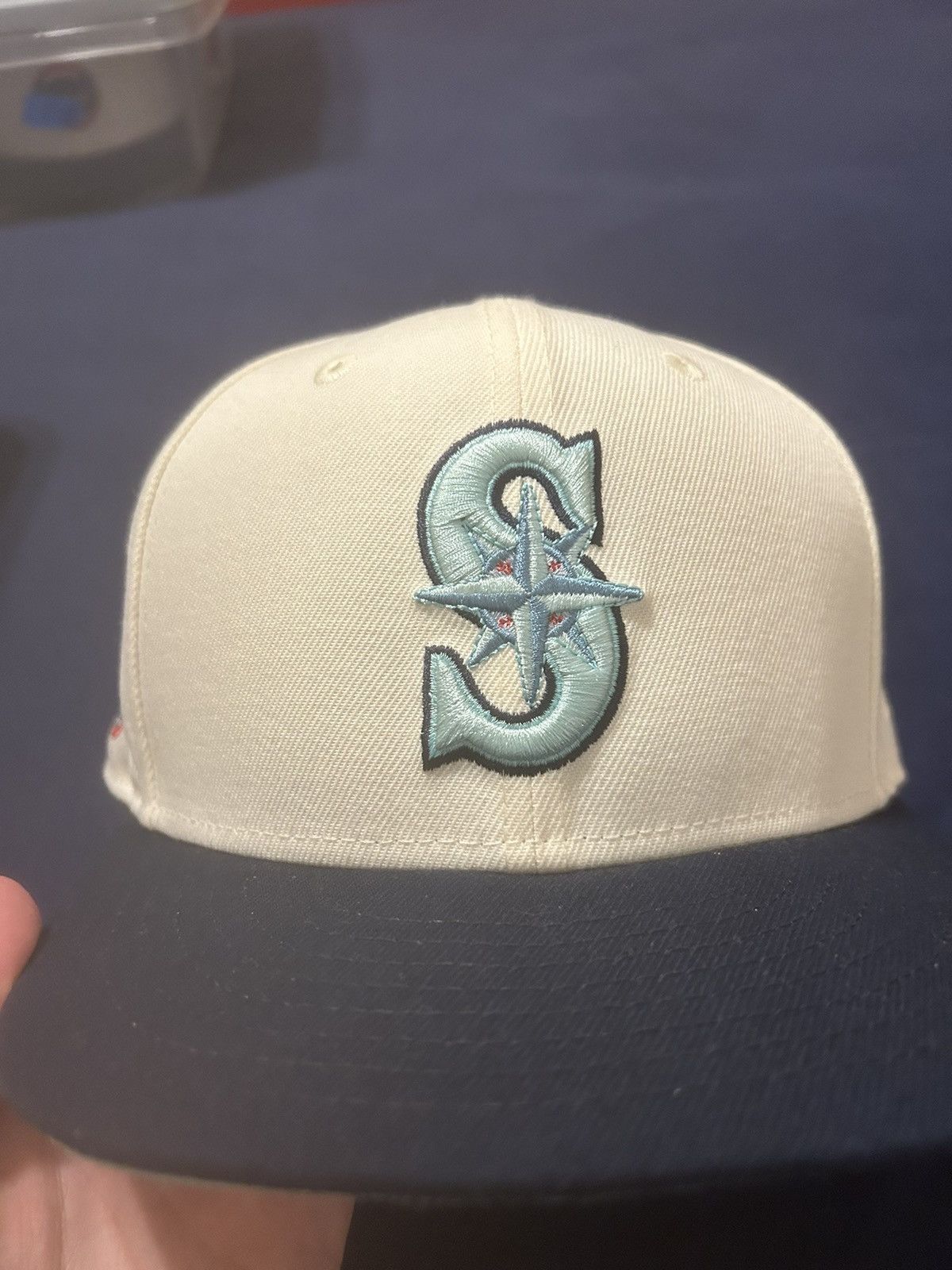 New Era Seattle Mariners/Kraken Crossover Fitted Hat Size 7 Size ONE SIZE - 1 Thumbnail
