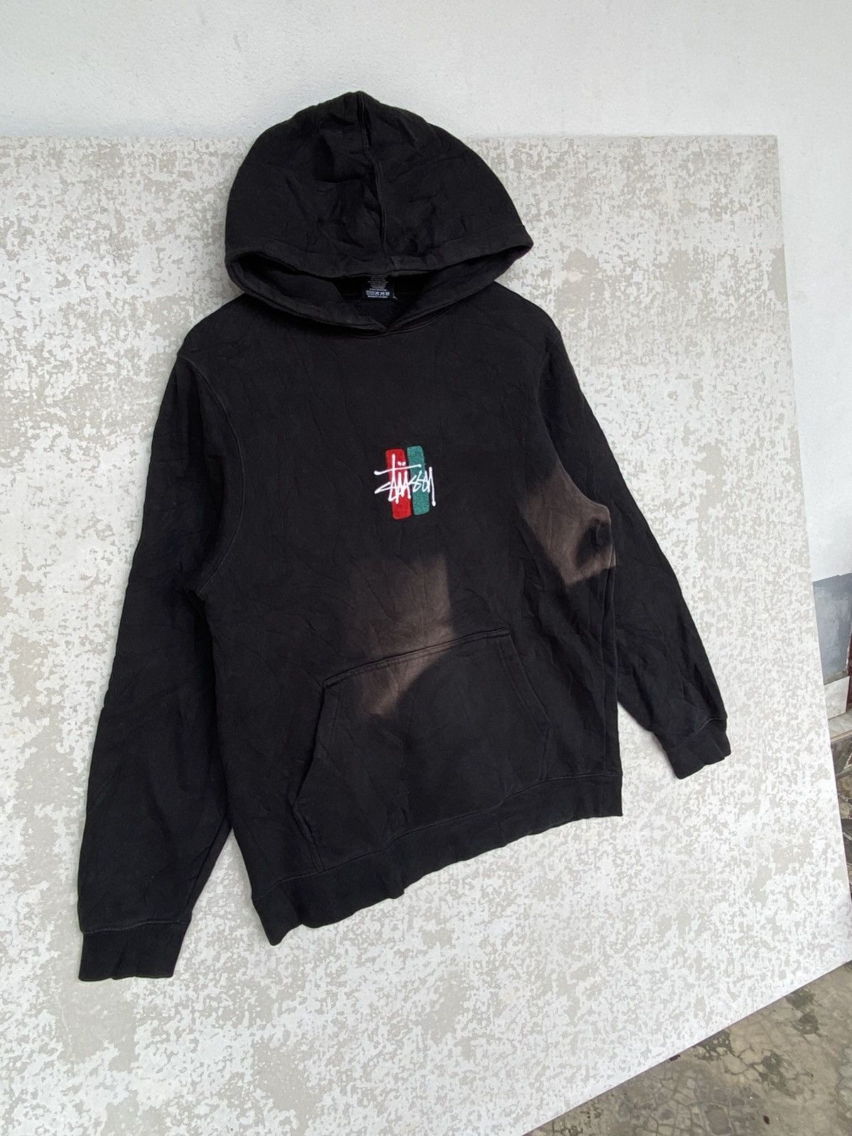 Other Vintage Bars Logo Hoodie Sunfaded Small Embroidered Black Size US M / EU 48-50 / 2 - 3 Thumbnail