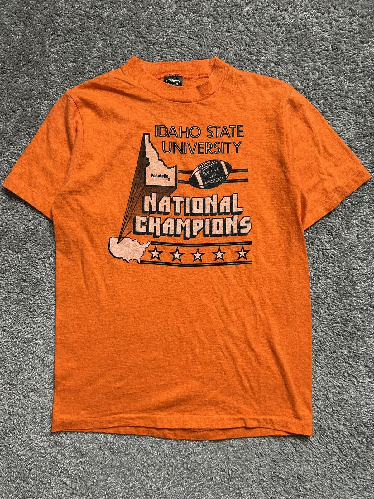 Vintage Vintage 80s Idaho State University National Champions Anvil Size US S / EU 44-46 / 1 - 1 Thumbnail