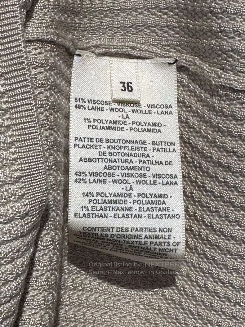 Hermes Hermes Wool Knitted Open Cardigan Oatmeal Color Size XS / US 0-2 / IT 36-38 - 6 Thumbnail
