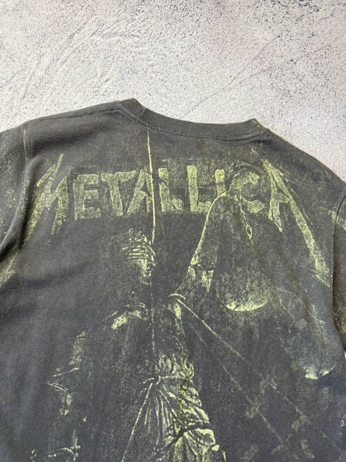 Metallica Metallica And Justice For All Vintage Rock Band Overprinted Size US S / EU 44-46 / 1 - 18 Thumbnail