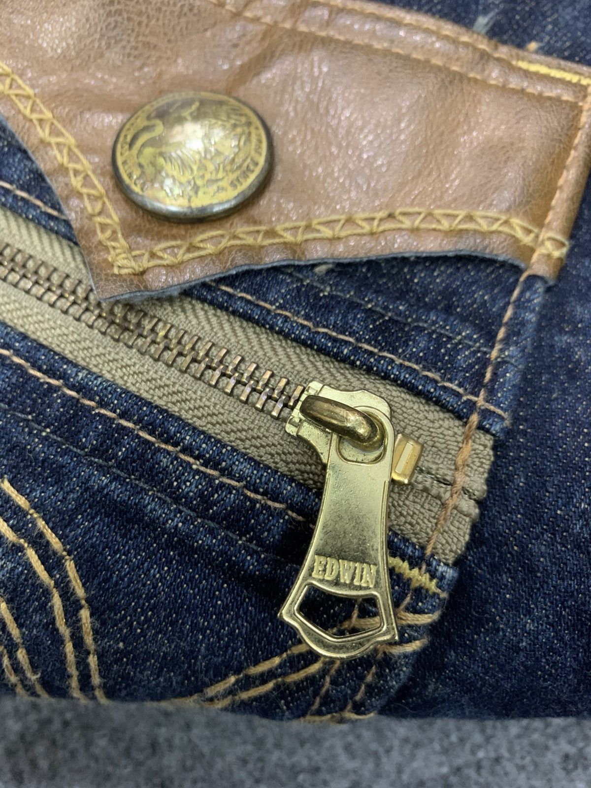 Edwin VINTAGE EDWIN XV NICE FADED & RARE🔥 Size US 29 - 12 Thumbnail