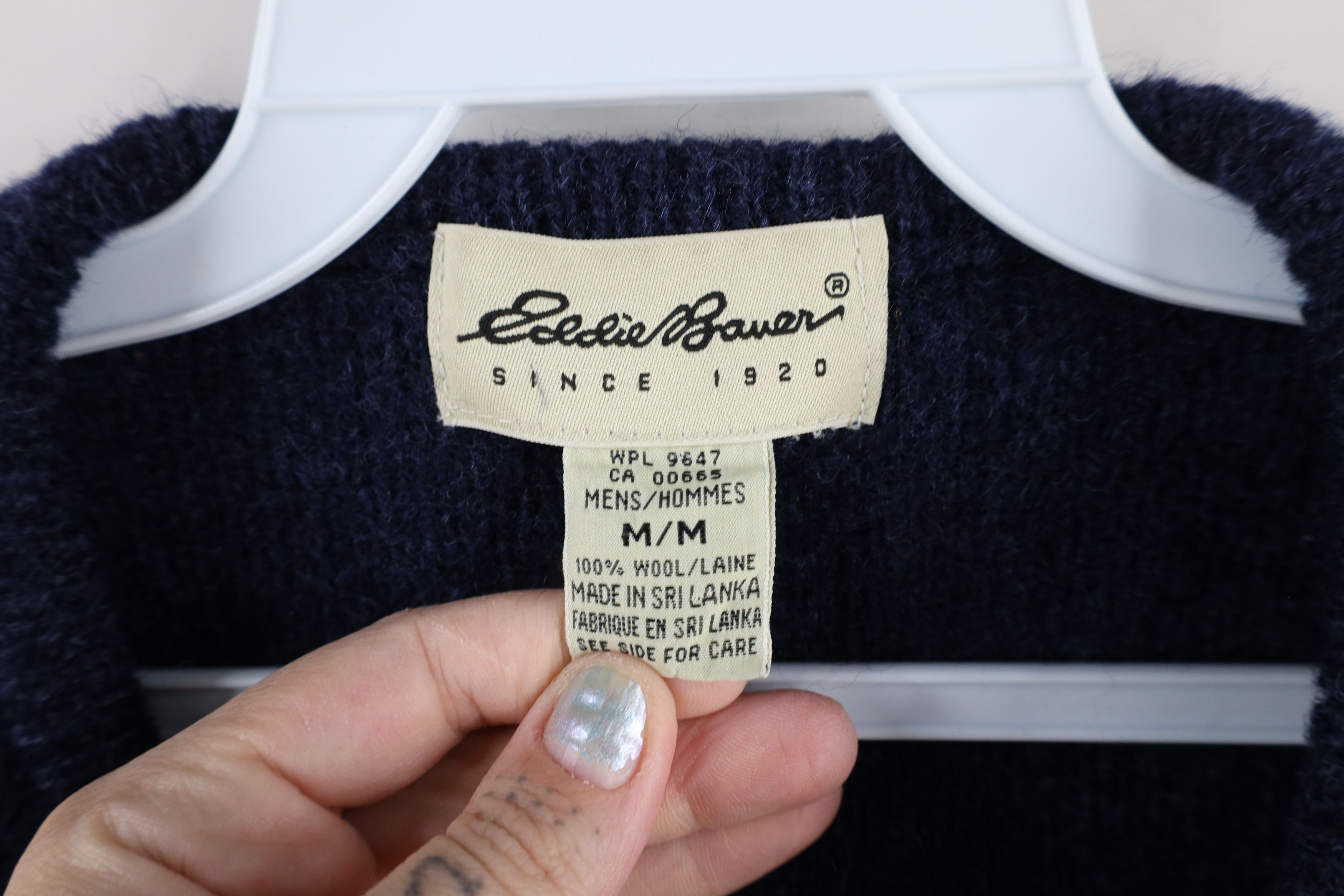 Eddie Bauer × Vintage Vintage 90s Eddie Bauer Wool Chunky Ribbed Knit Sweater Vest Size US M / EU 48-50 / 2 - 7 Thumbnail