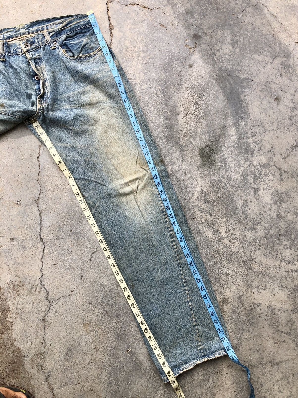 Edwin RUSTY BLUE EDWIN SELVEDGE DENIM Size US 35 - 20 Thumbnail
