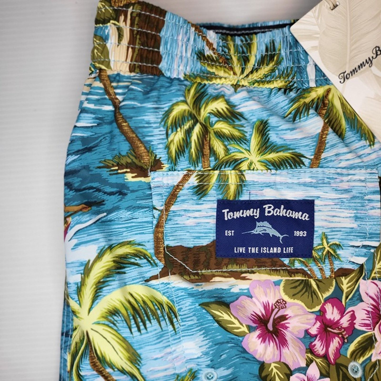Tommy Bahama NWT TOMMY BAHAMA Baja Hula High Seas Swim‎ Shorts Size SM Size US 32 / EU 48 - 9 Thumbnail