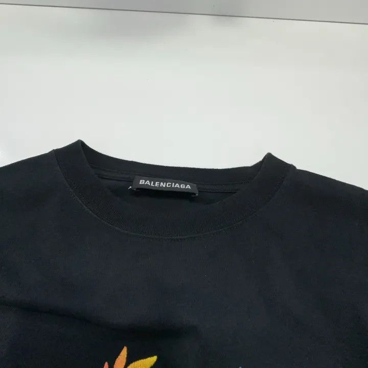 Balenciaga Balenciaga Balenciaga Rainbow Logo Short Sleeve TShirt -25 Size US S / EU 44-46 / 1 - 7 Thumbnail