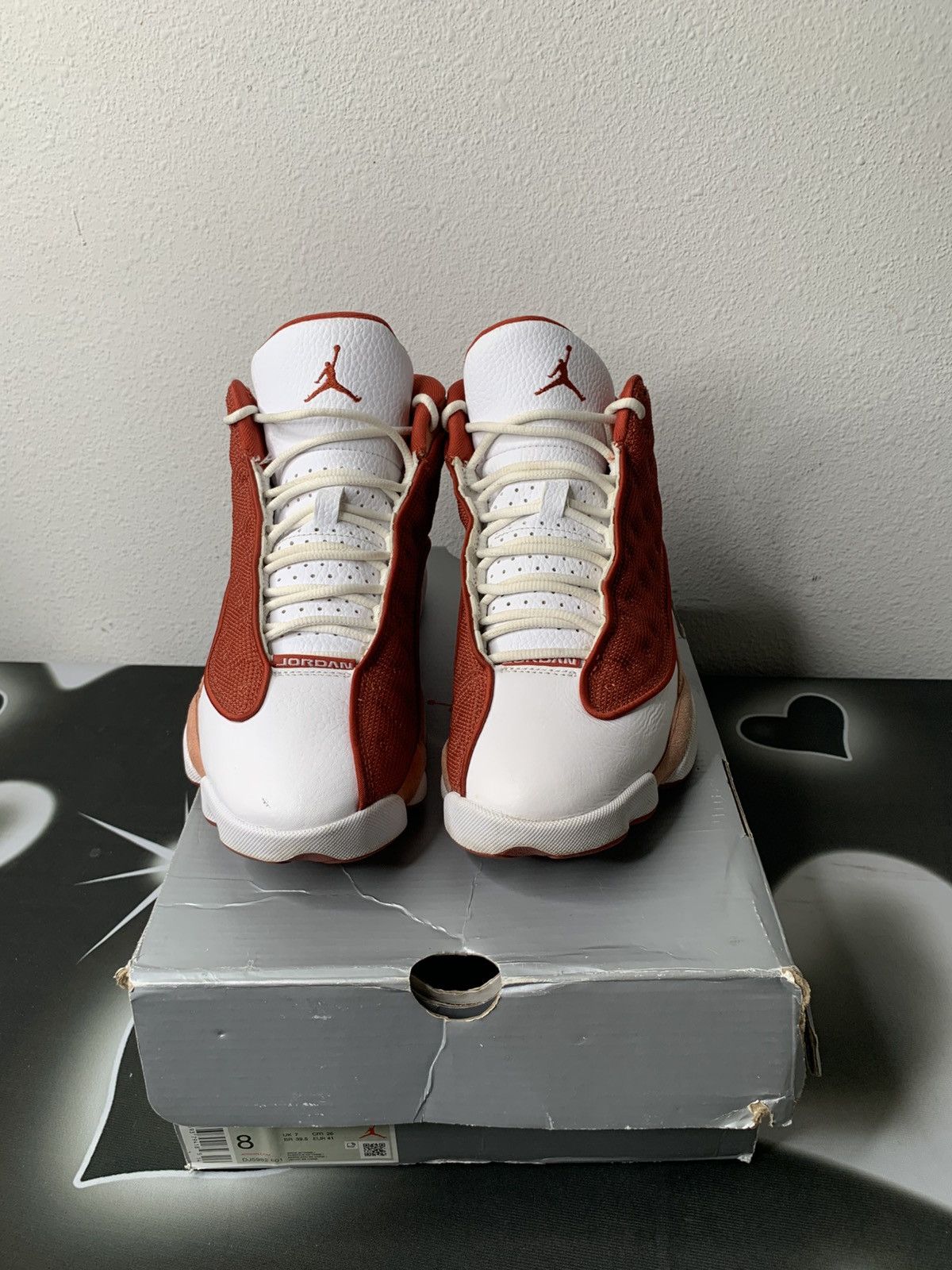 Jordan Brand Air Jordan 13 Retro Dune Red Size US 8 / EU 41 - 7 Thumbnail