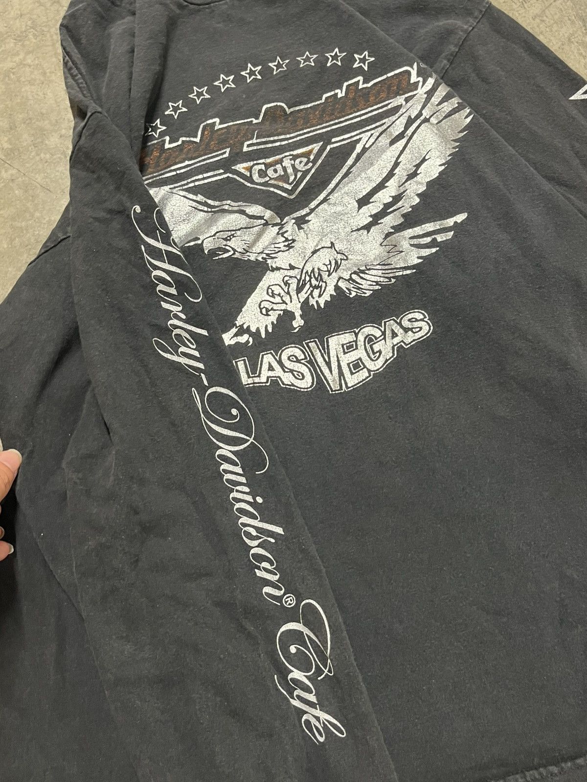 Harley Davidson Harley Davidson vintage longsleeve sleeve hits graphic tee Size US XL / EU 56 / 4 - 5 Thumbnail