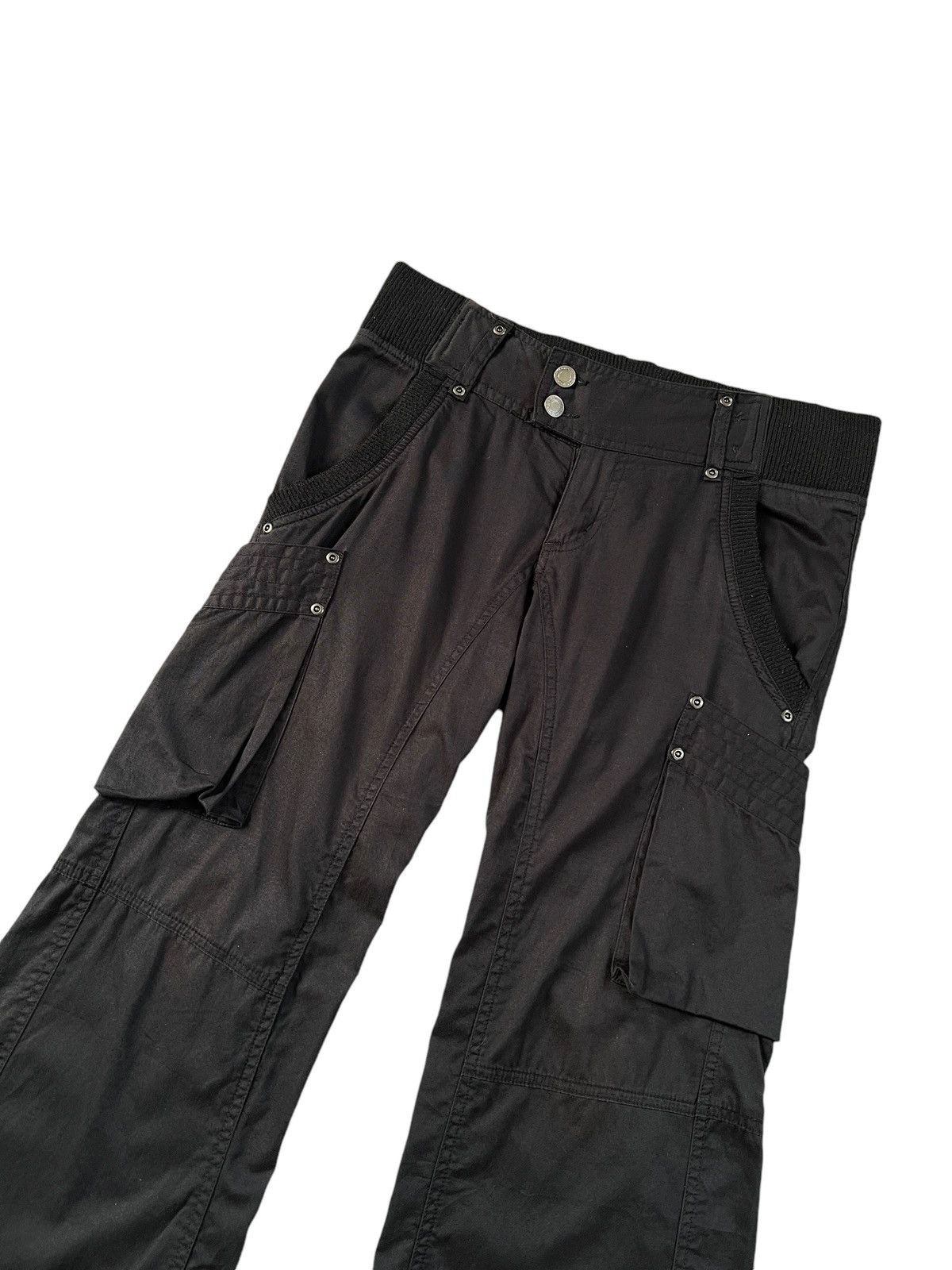 Japanese Brand Rei Firenze 🇯🇵 Flare Cargo Pants GOA Inspired Size 32" / US 10 / IT 46 - 3 Thumbnail