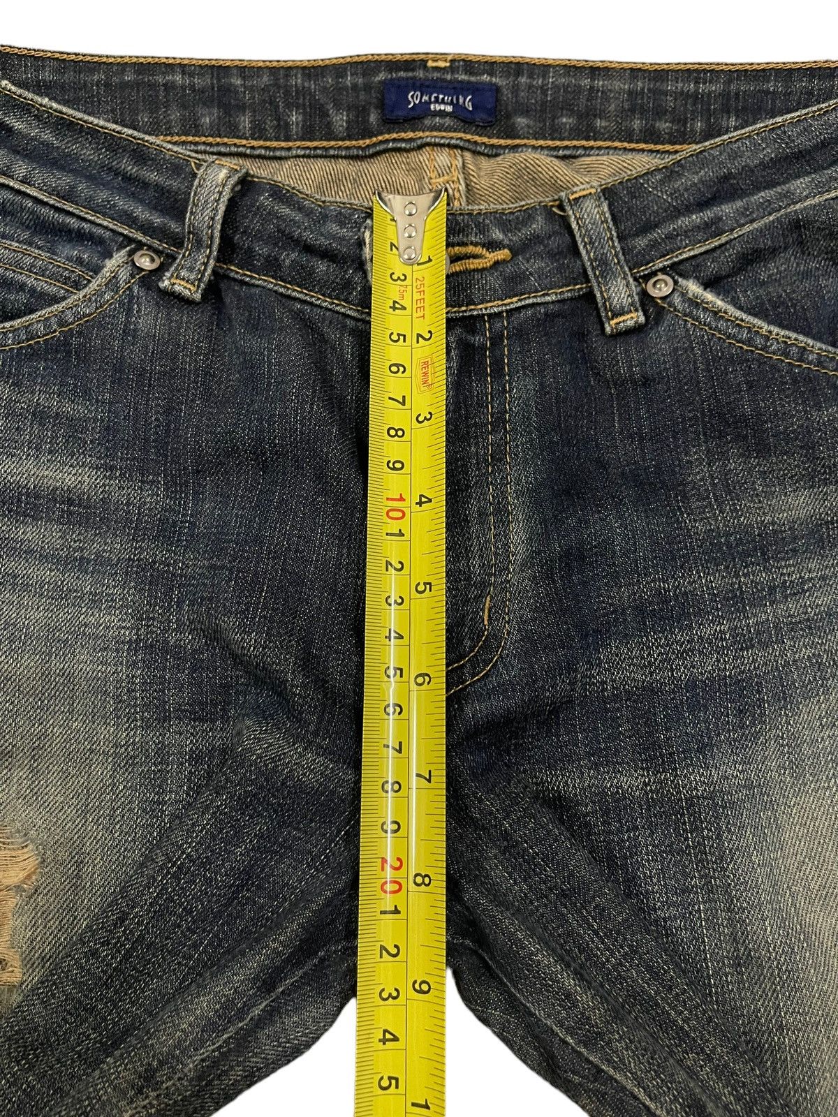 14th Addiction Vintage Japanese Brand Blue Wash Style Flare Jeans Size US 29 - 12 Thumbnail