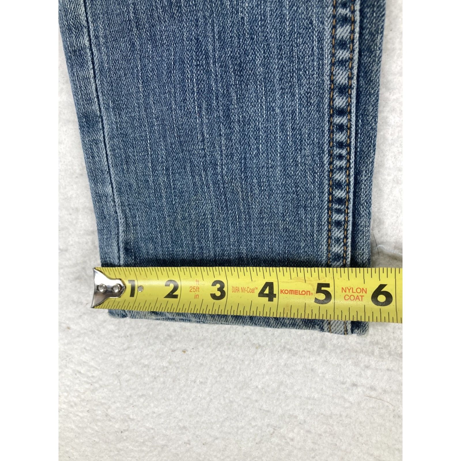 Guess GUESS Jeans Womens Skinny Jeans 24 Blue Sierra Stretch Medium Wash 5-Pocket Solid Denim Distressed Cotton Spandex Slim Juniors Women Mens?? Size 42" / US 20 - 6 Thumbnail