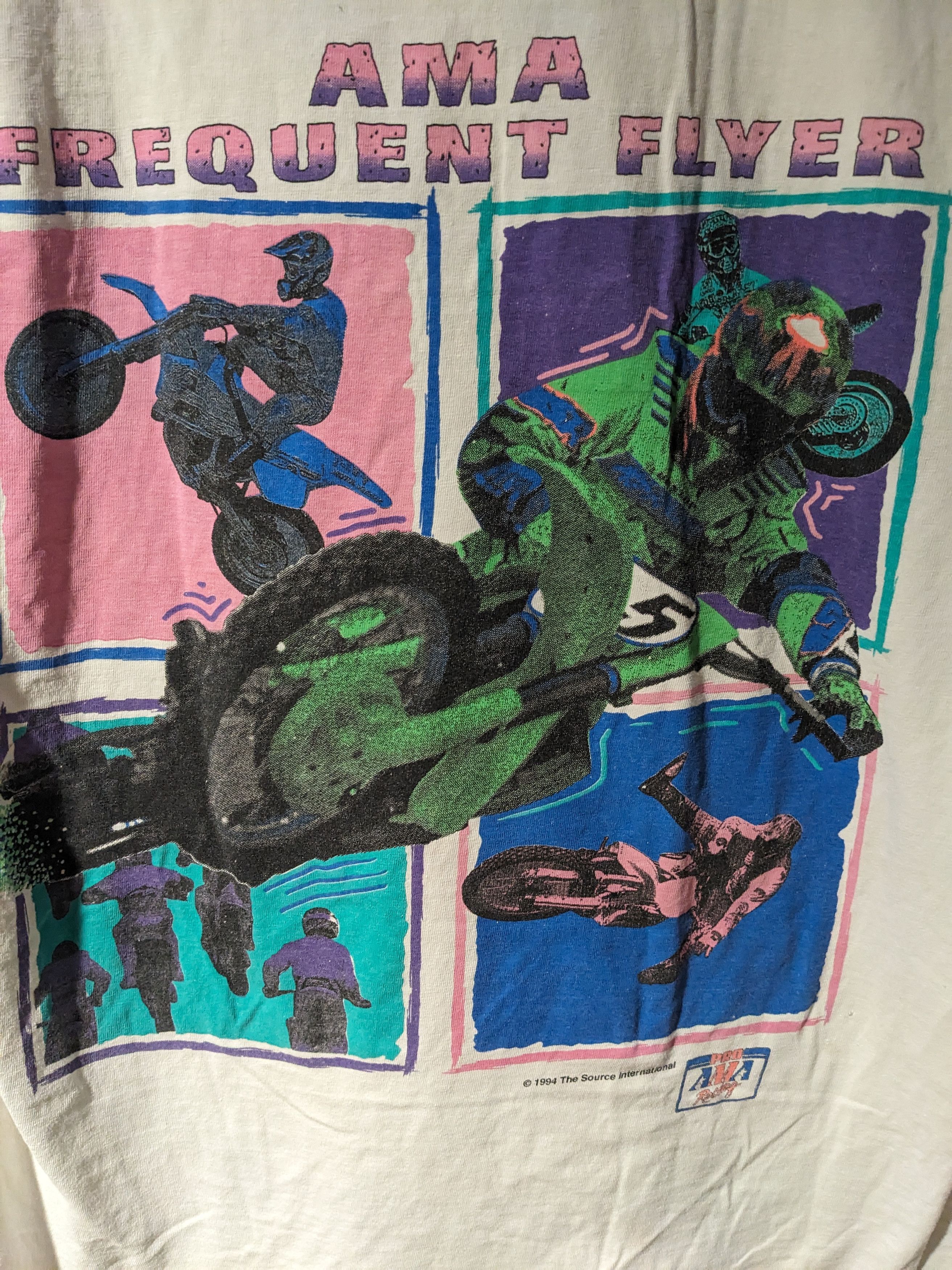 NASCAR × Vintage Vintage 1994 MBNA Motocross Racing Dirt Rally Large T-Shirt Size US L / EU 52-54 / 3 - 2 Thumbnail