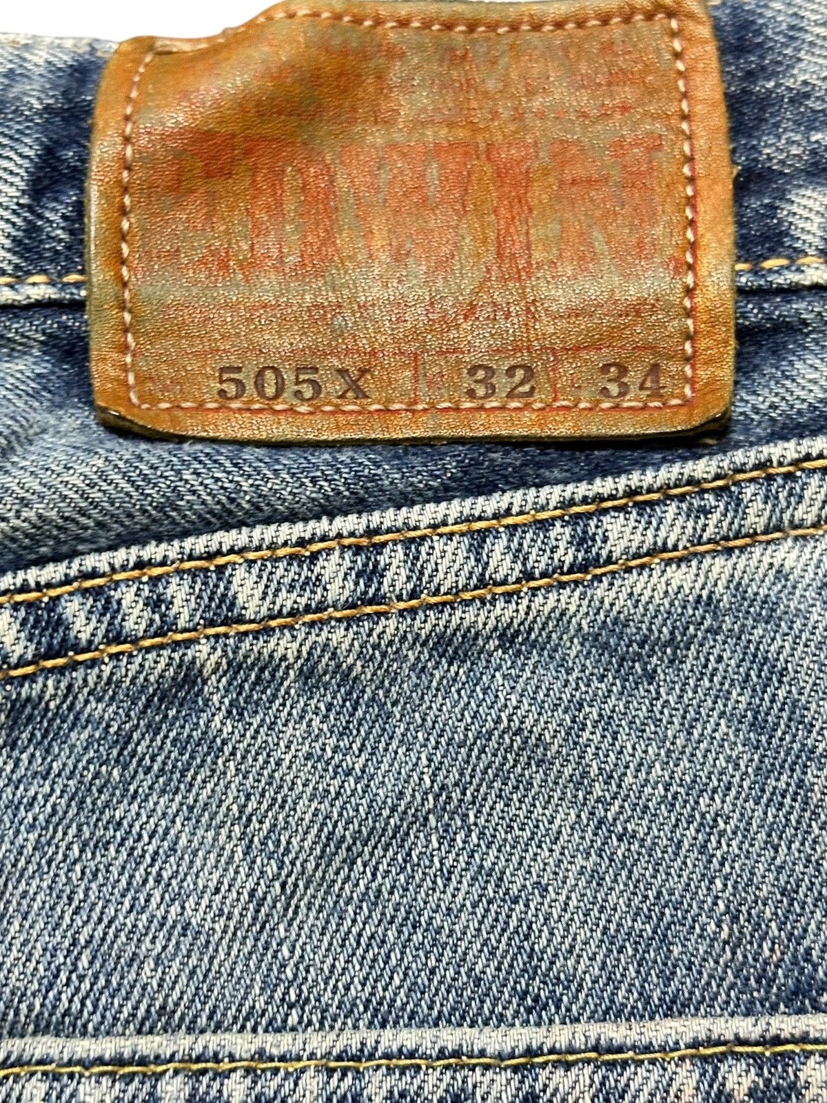 Edwin Vintage Edwin 505X Flare Selvedge Denim Size US 32 / EU 48 - 6 Thumbnail