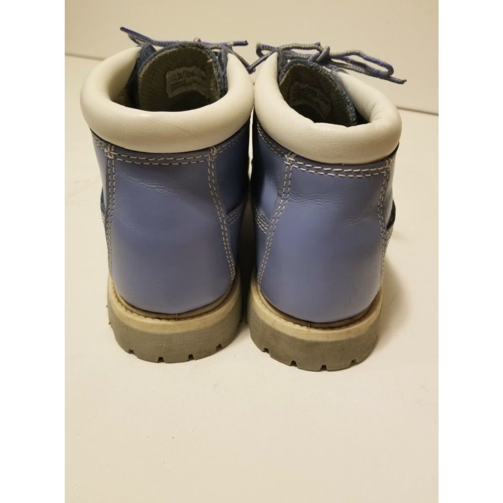 Timberland Timberland Leather Nellie Ankle Boots Womens 7.5 Blue Waterproof Casual Workwear Chunky Heel Size US 7.5 / IT 37.5 - 4 Thumbnail