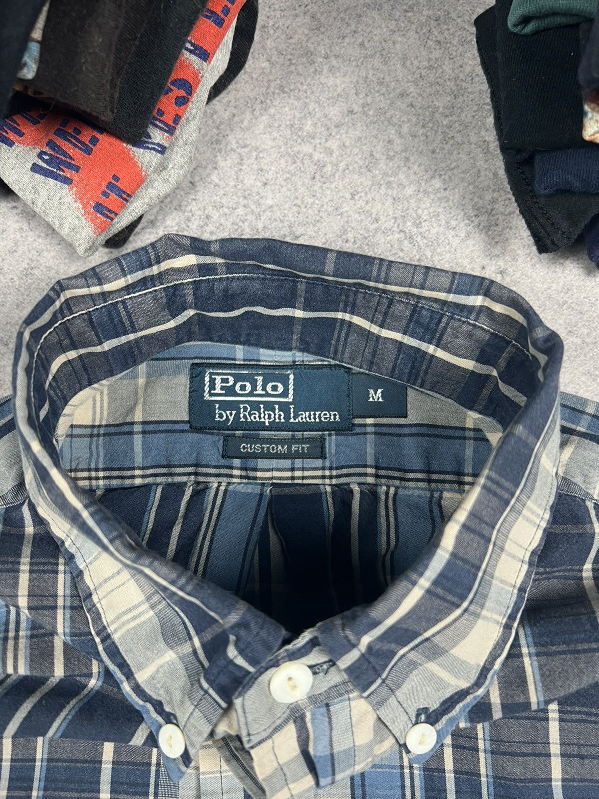 Ralph Lauren Vintage Ralph Lauren Striped Button Up Distressed Y2K Shirt Size US M / EU 48-50 / 2 - 5 Thumbnail