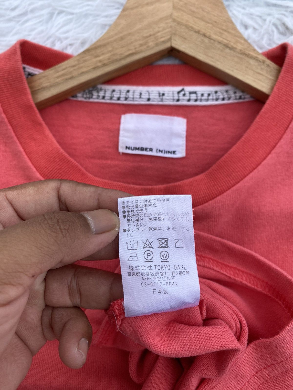 Number (N)ine Rare Number Nine Japanese Brand Pink Tshirt Size US M / EU 48-50 / 2 - 14 Thumbnail
