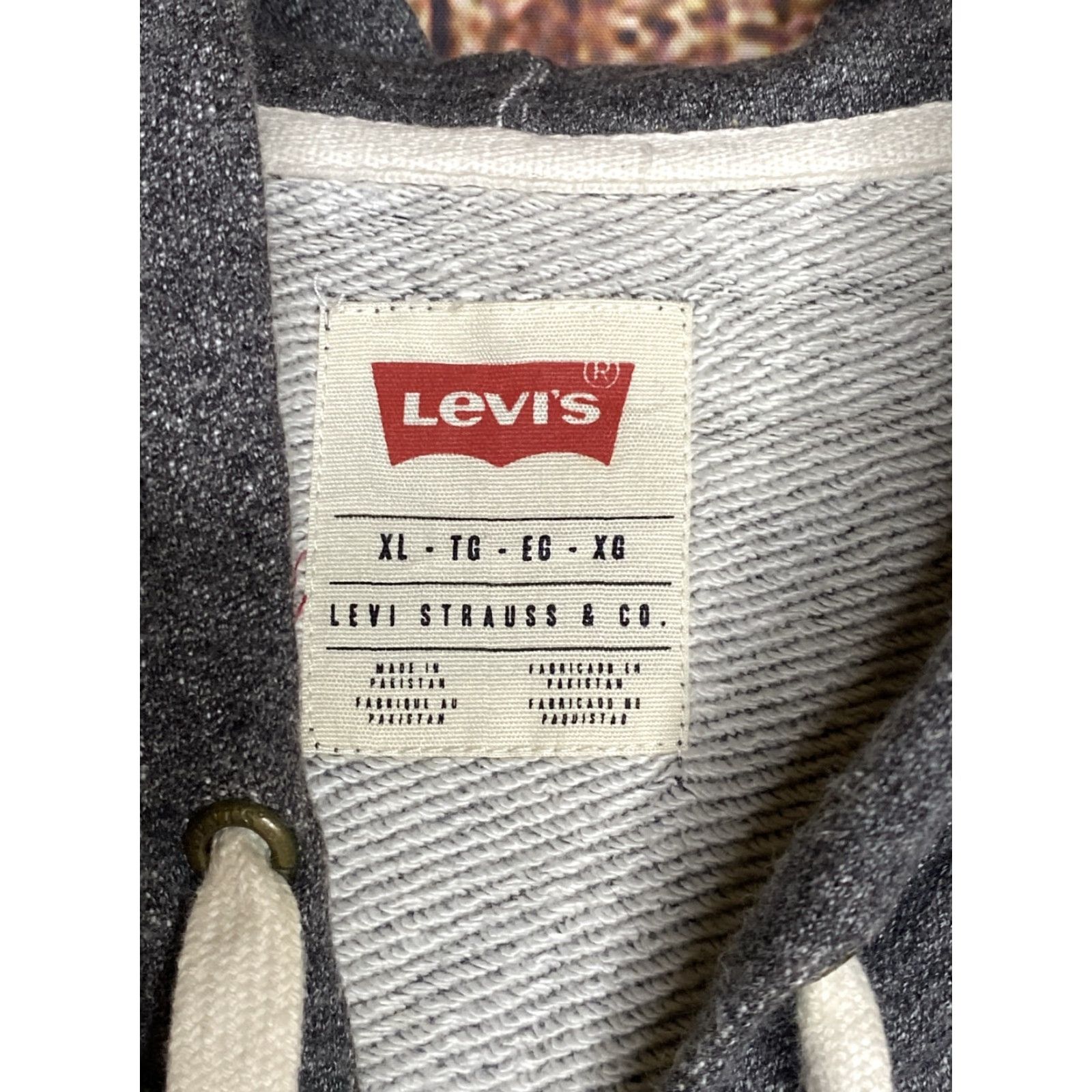 Levi's Levi's Hooded Full Zip Sweater Gray XL Mens Long Sleeve Shirt Size US XL / EU 56 / 4 - 2 Thumbnail