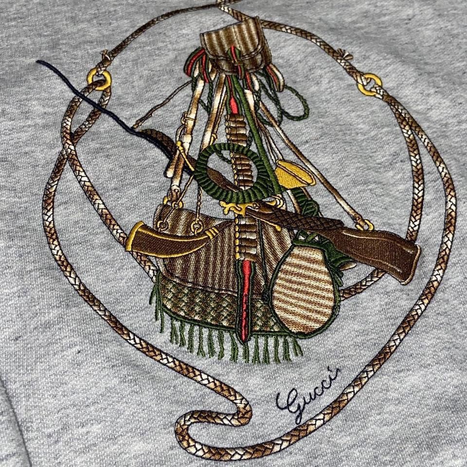 Gucci 1980's Gucci Crewneck Size US L / EU 52-54 / 3 - 3 Thumbnail