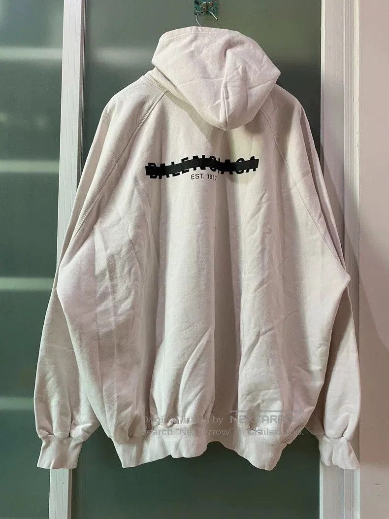 Balenciaga Balenciaga Deconstructed Logo Hoodie. Size US M / EU 48-50 / 2 - 2 Thumbnail