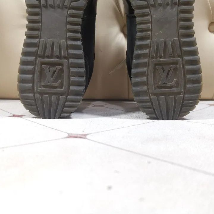 Louis Vuitton Louis Vuitton Casual Sports Sneakers in Black Gray -2508 Size US 7.5 / EU 40-41 - 4 Thumbnail