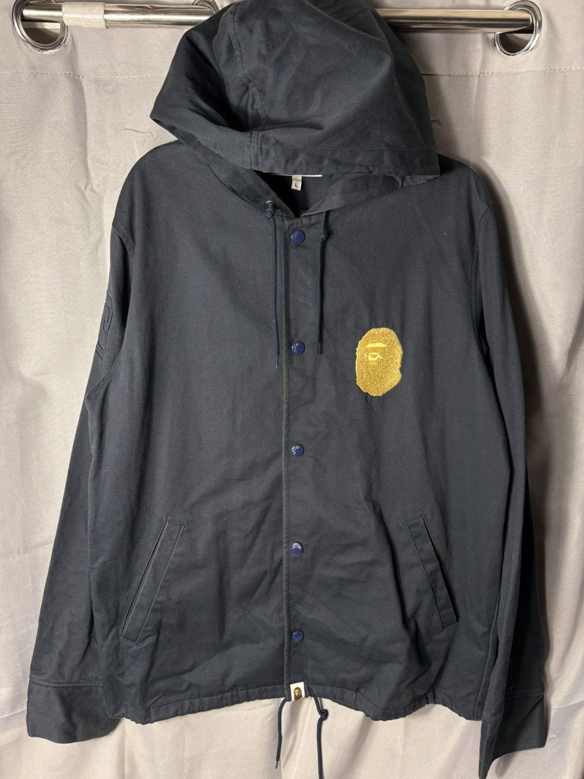 Bape Bape 93 Navy Hooded Jacket Size US L / EU 52-54 / 3 - 1 Thumbnail