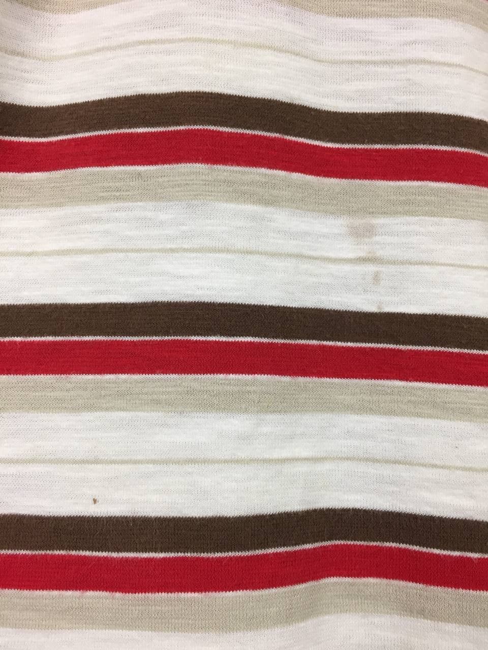 Hang Ten × Vintage Vtg Hang Ten Embroidered Logo Striped Polo Tee Size US XL / EU 56 / 4 - 7 Thumbnail