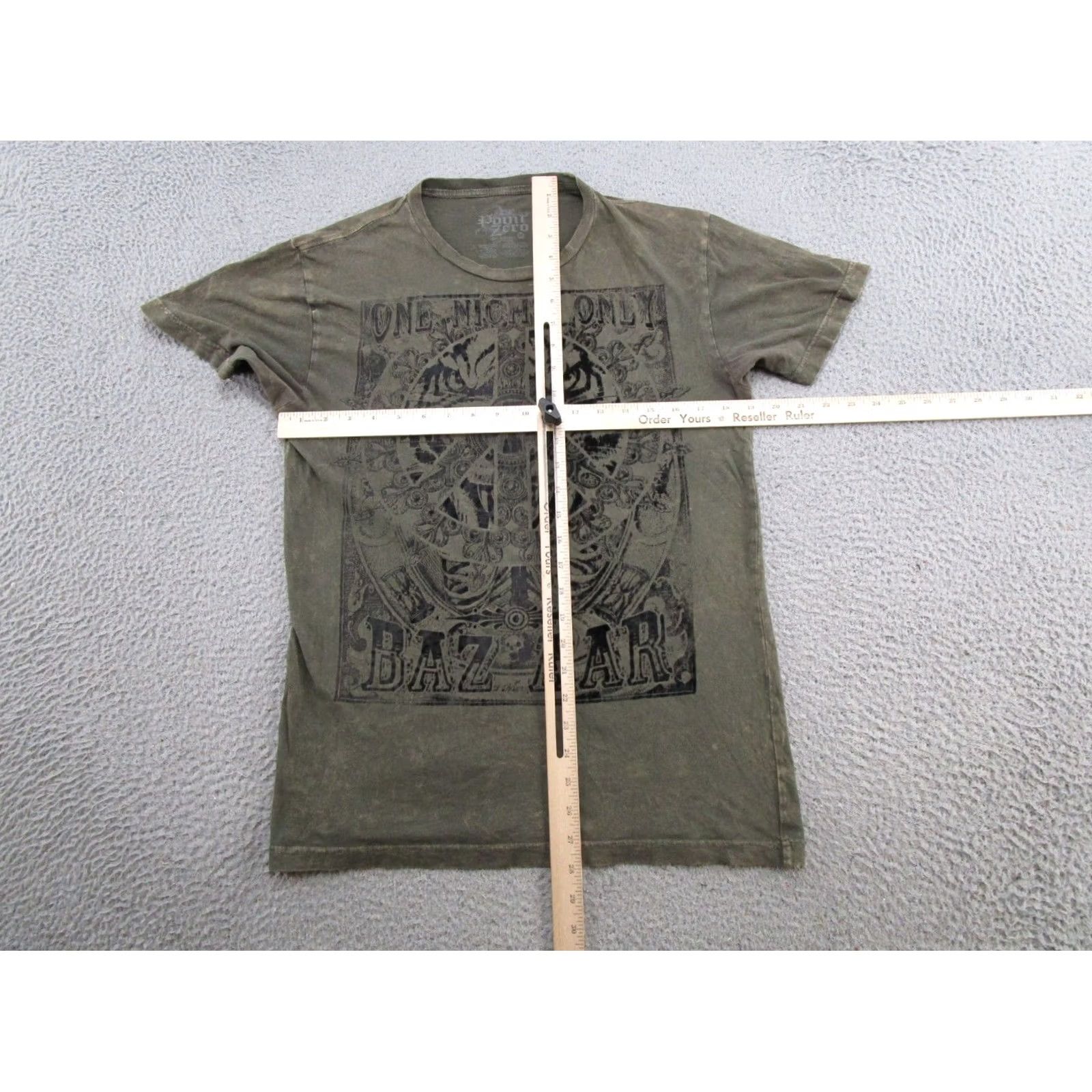 Point Zero VINTAGE Point Zero Brand Grunge Peace Sign Graphic Tee Shirt M SZ M Green Cotton T-Shirt Mens 2000s Size US M / EU 48-50 / 2 - 4 Thumbnail
