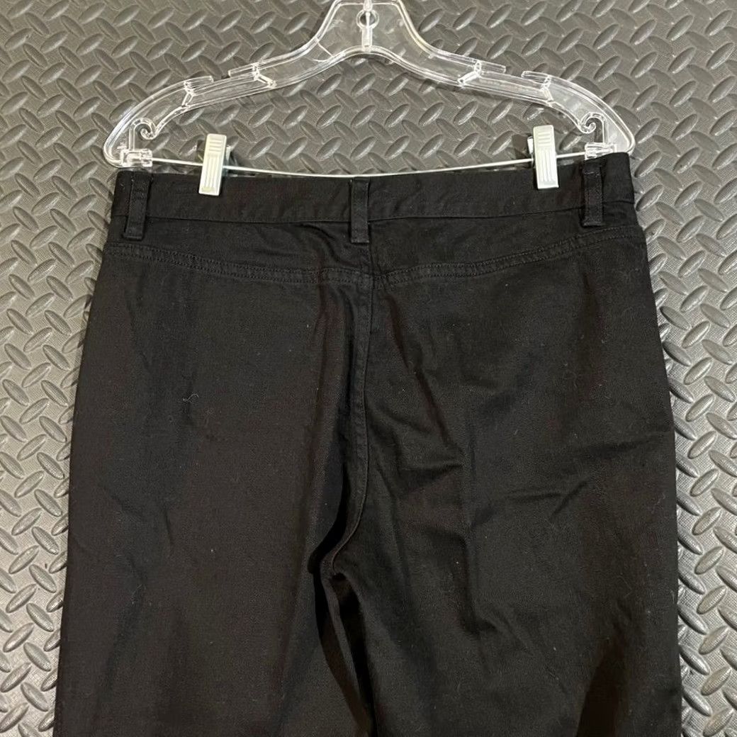 Ralph Lauren Lauren Ralph Lauren LRL Women’s Black Straight Pants Size 6 Gold Zipper Pockets Chino Womens Size 28" / US 6 / IT 42 - 3 Thumbnail