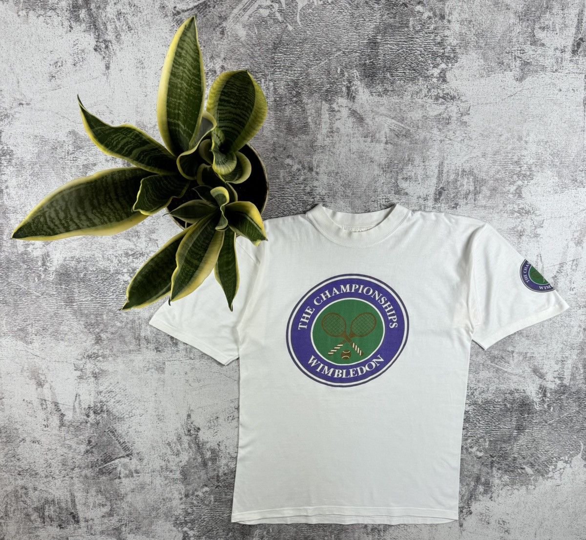 Vintage Tim Henman Team Wimbledon Tennis 1990s RARE Jersey T Shirt Size US L / EU 52-54 / 3 - 2 Thumbnail