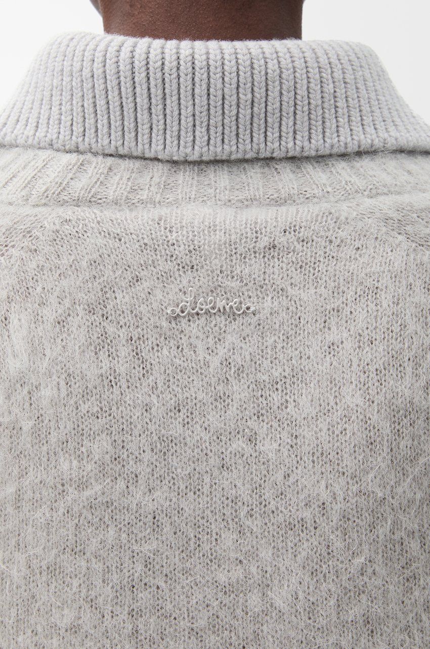 Loewe o1loc1c0525 Sweater in Grey Size S / US 4 / IT 40 - 4 Thumbnail