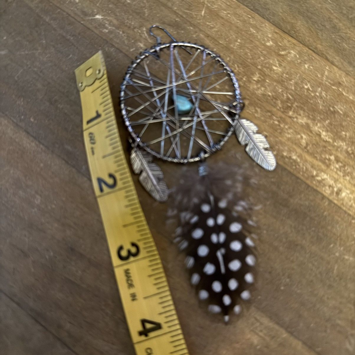 Other Silver tone large dream catcher earrings Size ONE SIZE - 4 Thumbnail
