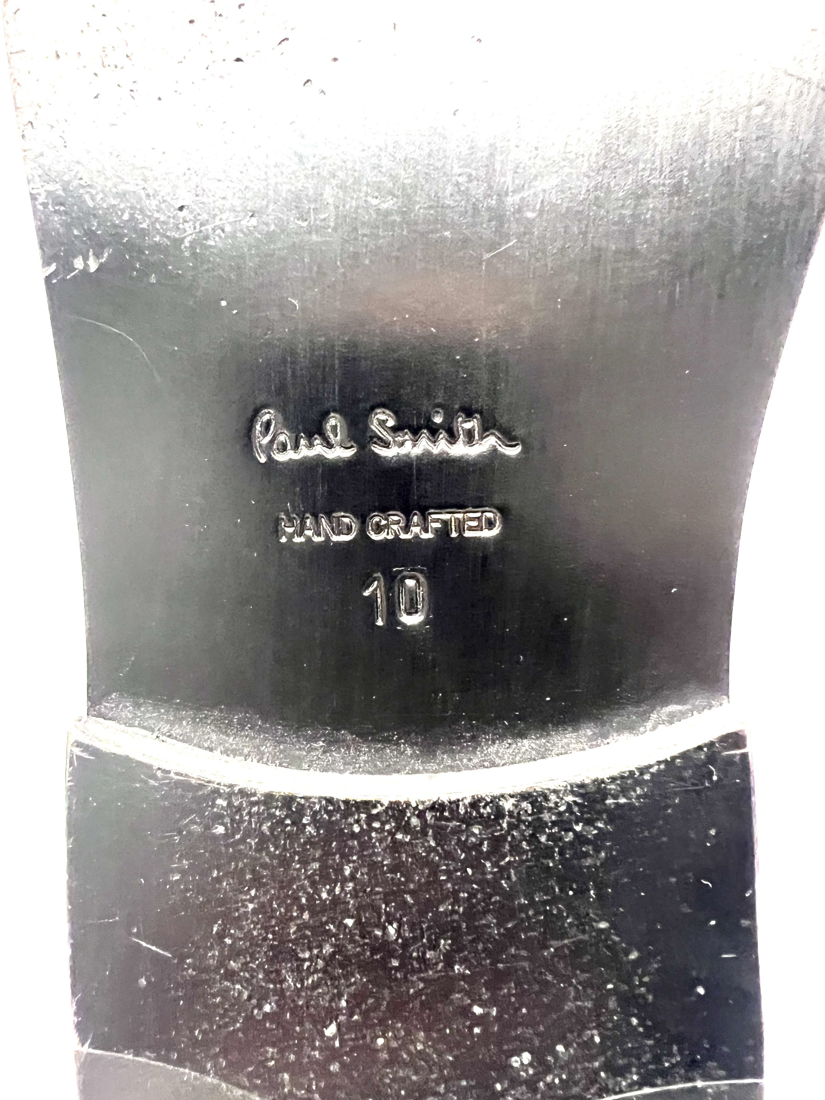 Paul Smith PAUL SMITH LEATHER HAND MADE SLIDE / SANDALS Size US 10 / EU 43 - 19 Thumbnail