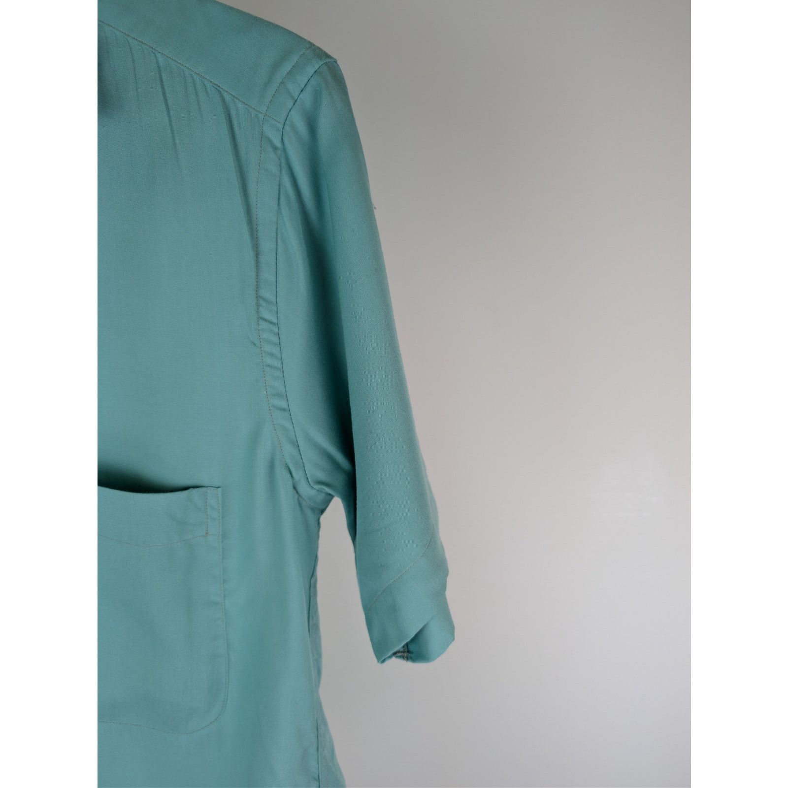 Gitman Bros. o1rshd1 CC20 Front Pocket Half Sleeve Button up Shirt Blue Size US S / EU 44-46 / 1 - 5 Thumbnail