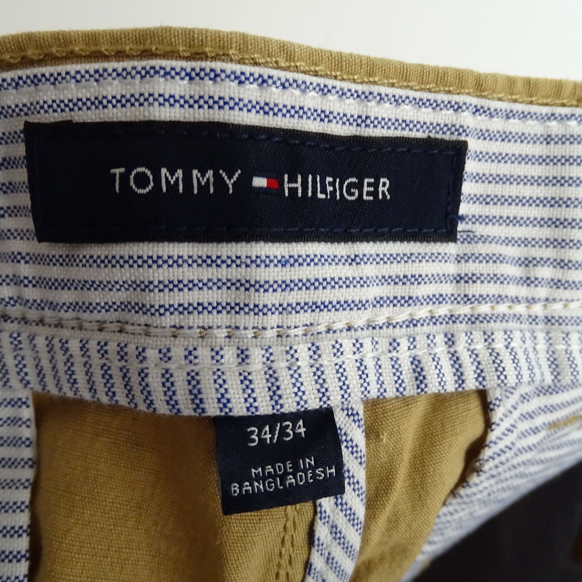 Tommy Hilfiger Tommy Hilfiger Khaki Chinos Pants Men Size 34 x 34 Cuffed Size US 34 / EU 50 - 6 Thumbnail