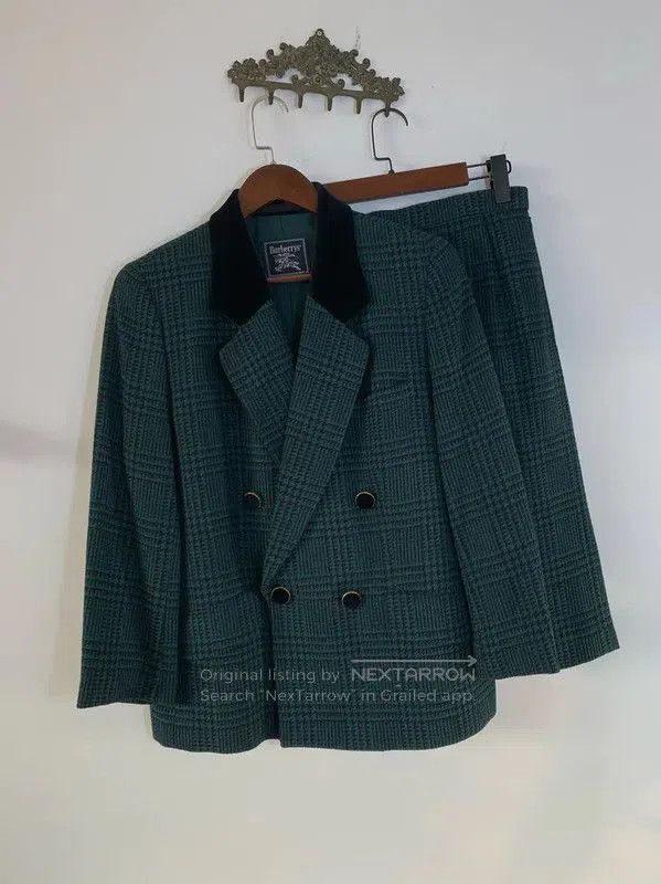 Burberry Burberry Green Wool Dress for Women. Size L / US 10 / IT 46 - 1 Thumbnail