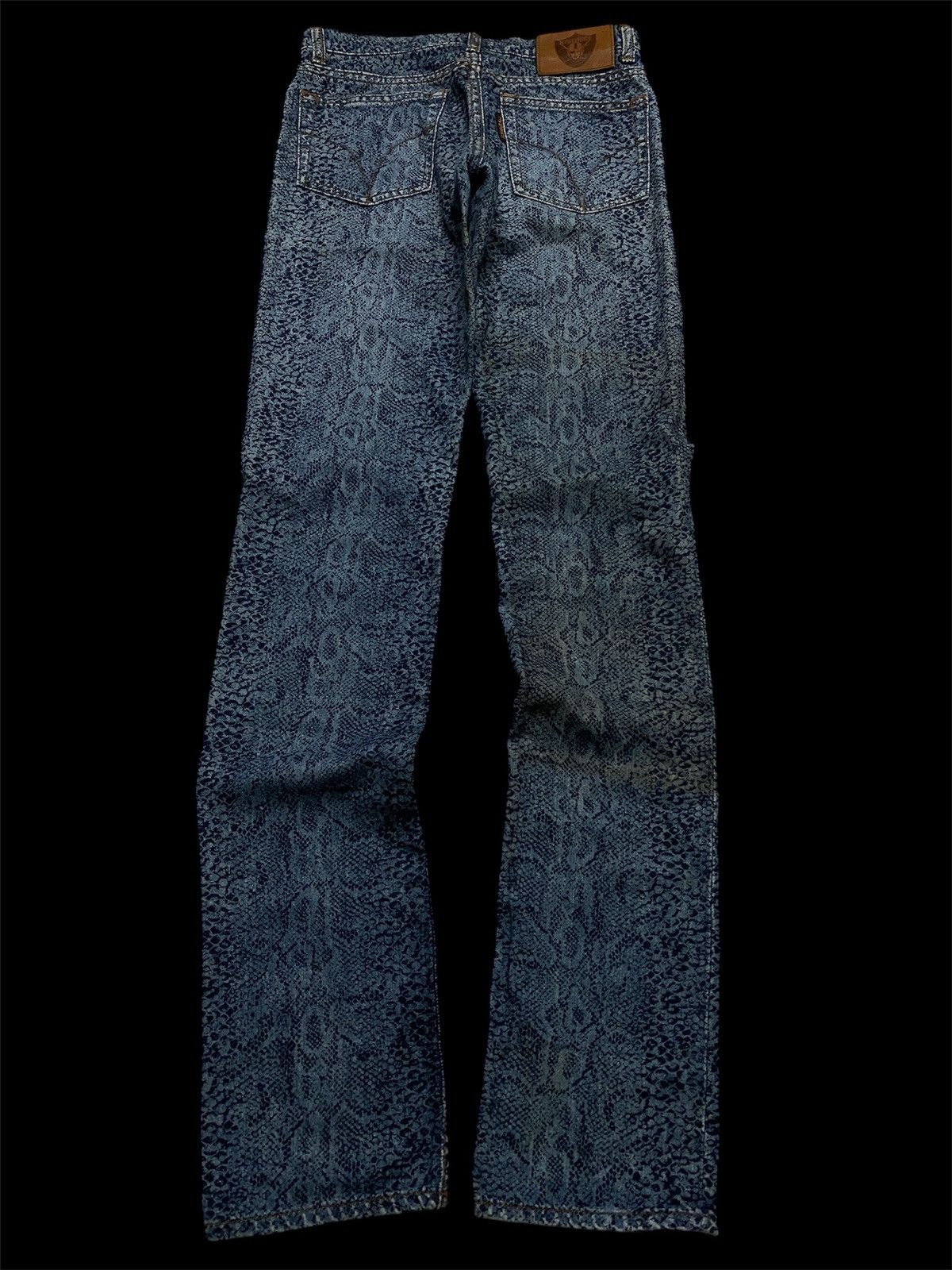 00s HYSTERICS typewriter flare denim y2k